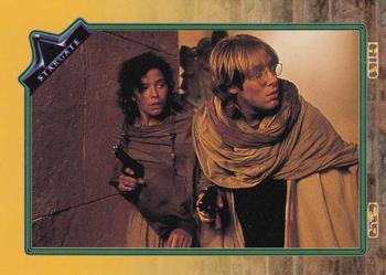 1994 Collect-A-Card Stargate #77 Taking Cover Front