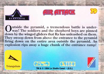 1994 Collect-A-Card Stargate #79 Air Attack Back
