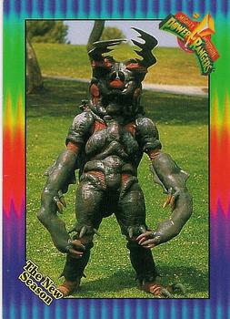 1995 Collect-A-Card Power Rangers The New Season Wal-Mart #5 Commander Crayfish Front