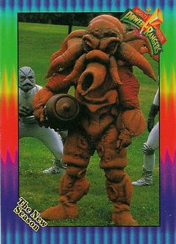 1995 Collect-A-Card Power Rangers The New Season Wal-Mart #51 Octopus Front