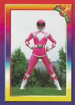 1995 Collect-A-Card Power Rangers Kmart #15 The Pink Ranger Front