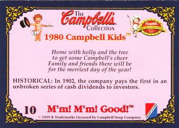 1995 Collect-A-Card Campbell’s Soup Collection #10 1980 Campbell Kids Back