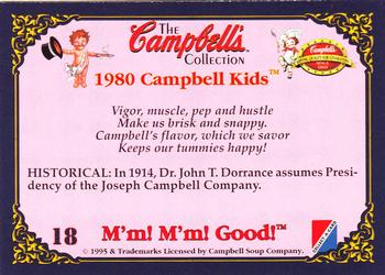 1995 Collect-A-Card Campbell’s Soup Collection #18 1980 Campbell Kids Back