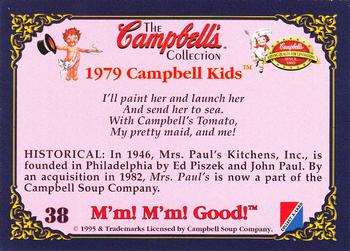 1995 Collect-A-Card Campbell’s Soup Collection #38 1979 Campbell Kids Back