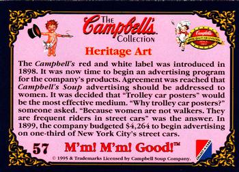 1995 Collect-A-Card Campbell’s Soup Collection #57 Heritage Art Back