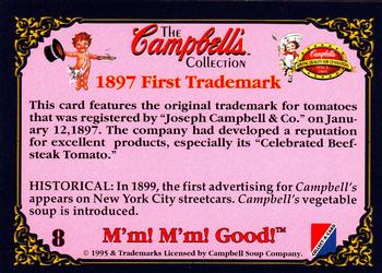 1995 Collect-A-Card Campbell’s Soup Collection #8 1897 First Trademark Back