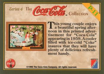 1995 Collect-A-Card Coca-Cola Collection Series 4 #P-11 1959 Advertisement 