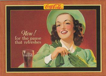 1995 Collect-A-Card Coca-Cola Collection Series 4 #315 Break from shopping, 1941 Front