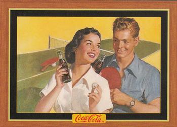 1995 Collect-A-Card Coca-Cola Collection Series 4 #324 Young couple, 1954 Front