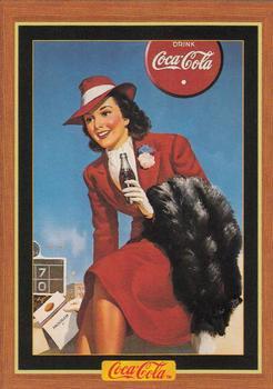 1995 Collect-A-Card Coca-Cola Collection Series 4 #325 Football coat, 1940 Front