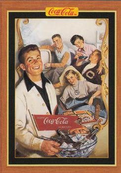 1995 Collect-A-Card Coca-Cola Collection Series 4 #352 Lively young people, 1953 Front