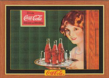 1995 Collect-A-Card Coca-Cola Collection Series 4 #354 Serving guests, 1927 Front