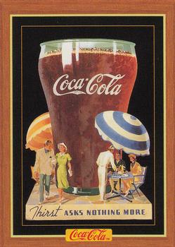 1995 Collect-A-Card Coca-Cola Collection Series 4 #356 Sidewalk cafe, 1938 Front