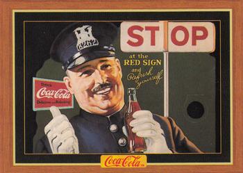 1995 Collect-A-Card Coca-Cola Collection Series 4 #365 Friendly policeman, 1927 Front
