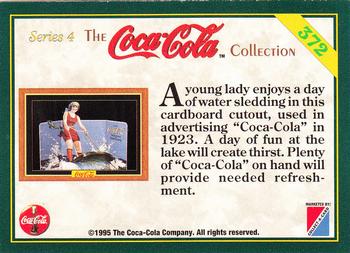 1995 Collect-A-Card Coca-Cola Collection Series 4 #372 Water sledding, 1923 Back