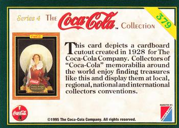 1995 Collect-A-Card Coca-Cola Collection Series 4 #379 A Happy Thought, 1928 Back