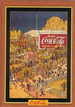 1995 Collect-A-Card Coca-Cola Collection Series 4 #381 Circus parade, Life 1920 Front