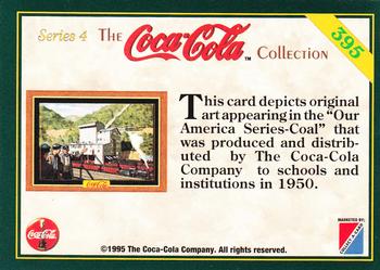 1995 Collect-A-Card Coca-Cola Collection Series 4 #395 Our America: Coal, 1950 Back