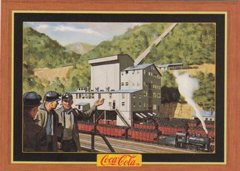 1995 Collect-A-Card Coca-Cola Collection Series 4 #395 Our America: Coal, 1950 Front