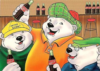 1996 Collect-A-Card Coca-Cola Polar Bears #20 Club Champion Front