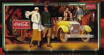 1996 Collect-A-Card Coca-Cola Sign of Good Taste #4 Dateline: 1924 [(touring)] Front