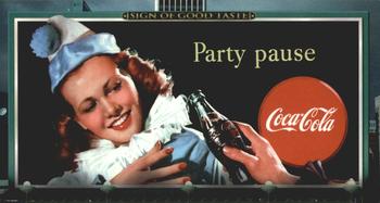 1996 Collect-A-Card Coca-Cola Sign of Good Taste #59 Dateline: 1947 [Party pause] Front