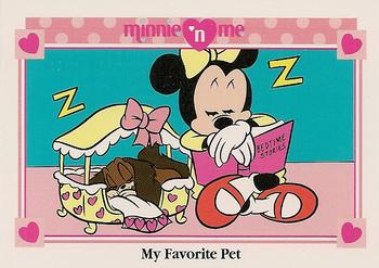 1991 Impel Minnie 'N Me #24 My Favorite Pet Front