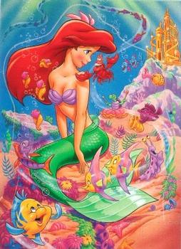 1991 Pro Set The Little Mermaid #NNO Coming This Summer... Pop-up Front