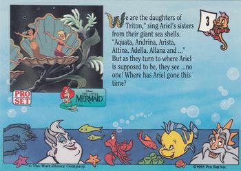 1991 Pro Set The Little Mermaid #3 