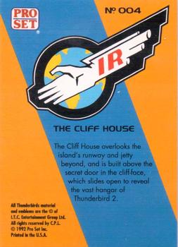 1992 Pro Set Thunderbirds Are Go #4 The Cliff House Back