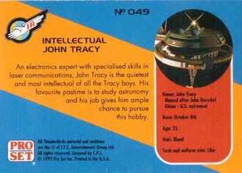 1992 Pro Set Thunderbirds Are Go #49 John Tracy Back