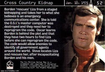 2004 Rittenhouse The Complete Six Million Dollar Man Seasons 1 & 2 #52 Cross Country Kidnap Back