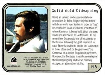 2004 Rittenhouse The Complete Six Million Dollar Man Seasons 1 & 2 - Movies #M8 Solid Gold Kidnapping Back