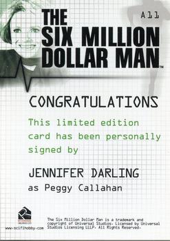 2004 Rittenhouse The Complete Six Million Dollar Man Seasons 1 & 2 - Autographs #A11 Jennifer Darling Back