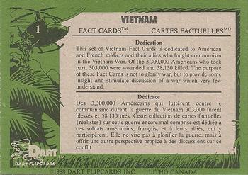 1988 Dart Vietnam Facts #1 Vietnam Back