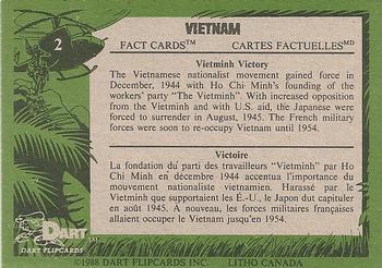1988 Dart Vietnam Facts #2 Vietminh Victory Back
