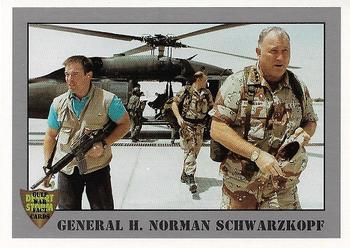 1991 Dart Gulf War Facts #14 General H. Norman Schwarzkopf Front