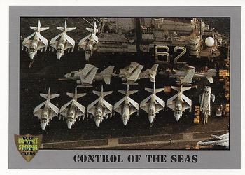 1991 Dart Gulf War Facts #18 Control of the Seas Front