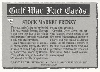 1991 Dart Gulf War Facts #37 Stock Market Frenzy Back