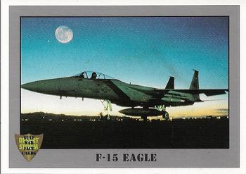1991 Dart Gulf War Facts #45 F-15 Eagle Front