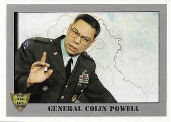 1991 Dart Gulf War Facts #50 General Colin Powell Front