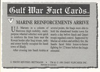 1991 Dart Gulf War Facts #57 Marine Reinforcements Arrive Back