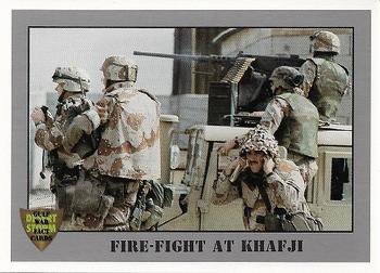 1991 Dart Gulf War Facts #61 Fire-Fight at Khafji Front