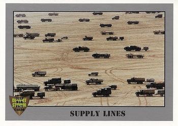 1991 Dart Gulf War Facts #70 Supply Lines Front
