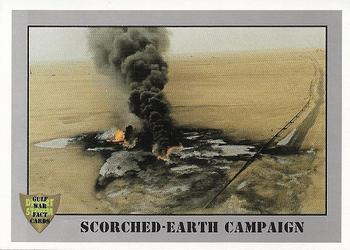 1991 Dart Gulf War Facts #91 Scorched-Earth Campaign Front