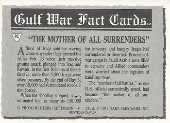 1991 Dart Gulf War Facts #92 