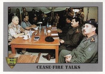 1991 Dart Gulf War Facts #96 Cease-Fire Talks Front