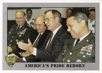 1991 Dart Gulf War Facts #97 America's Pride Reborn Front