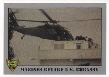 1991 Dart Gulf War Facts #98 Marines Retake U.S. Embassy Front