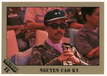 1991 Dart Vietnam Facts Volume II #33 Nguyen Cao Ky Front